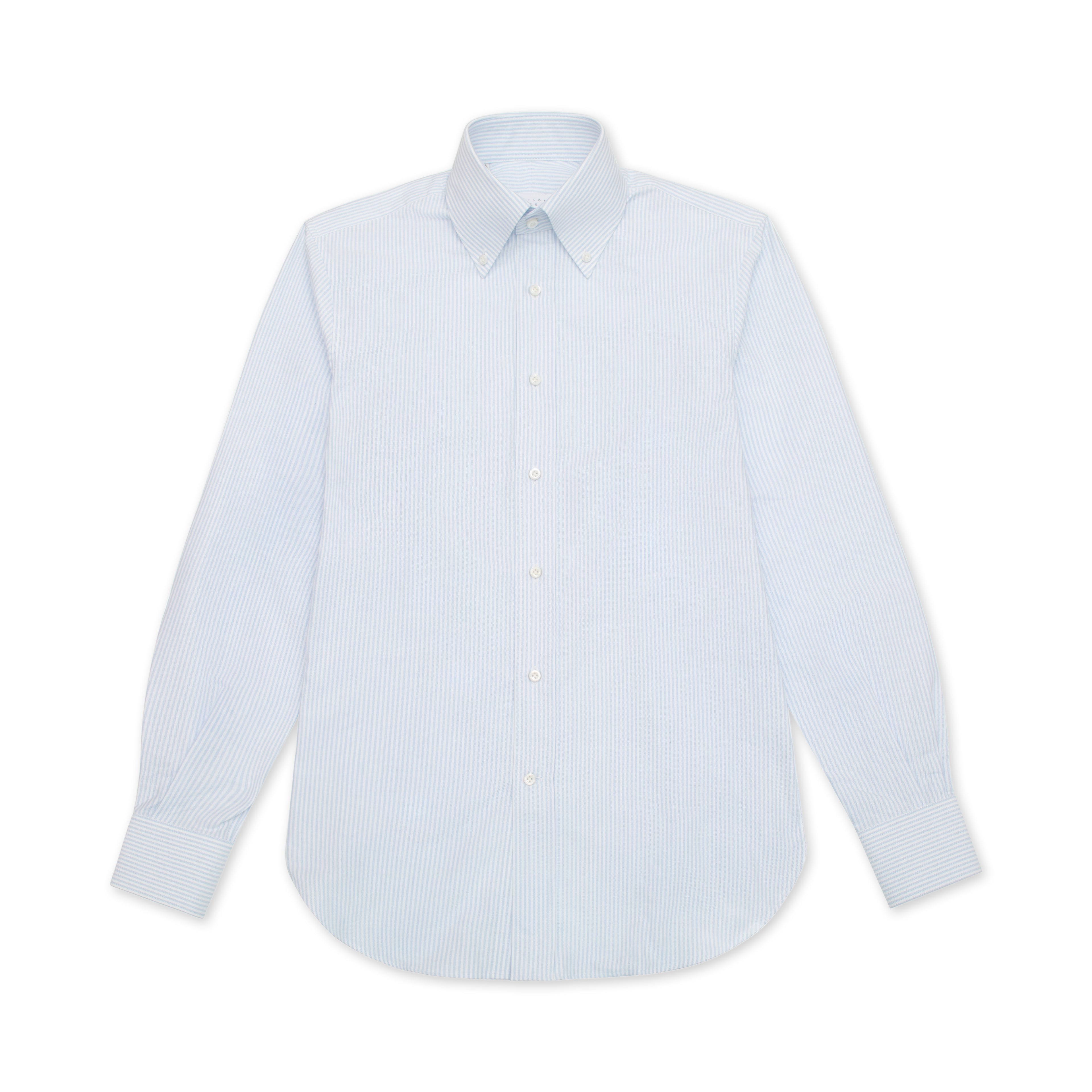 Light Blue University Stripe Oxford Button Down Shirt