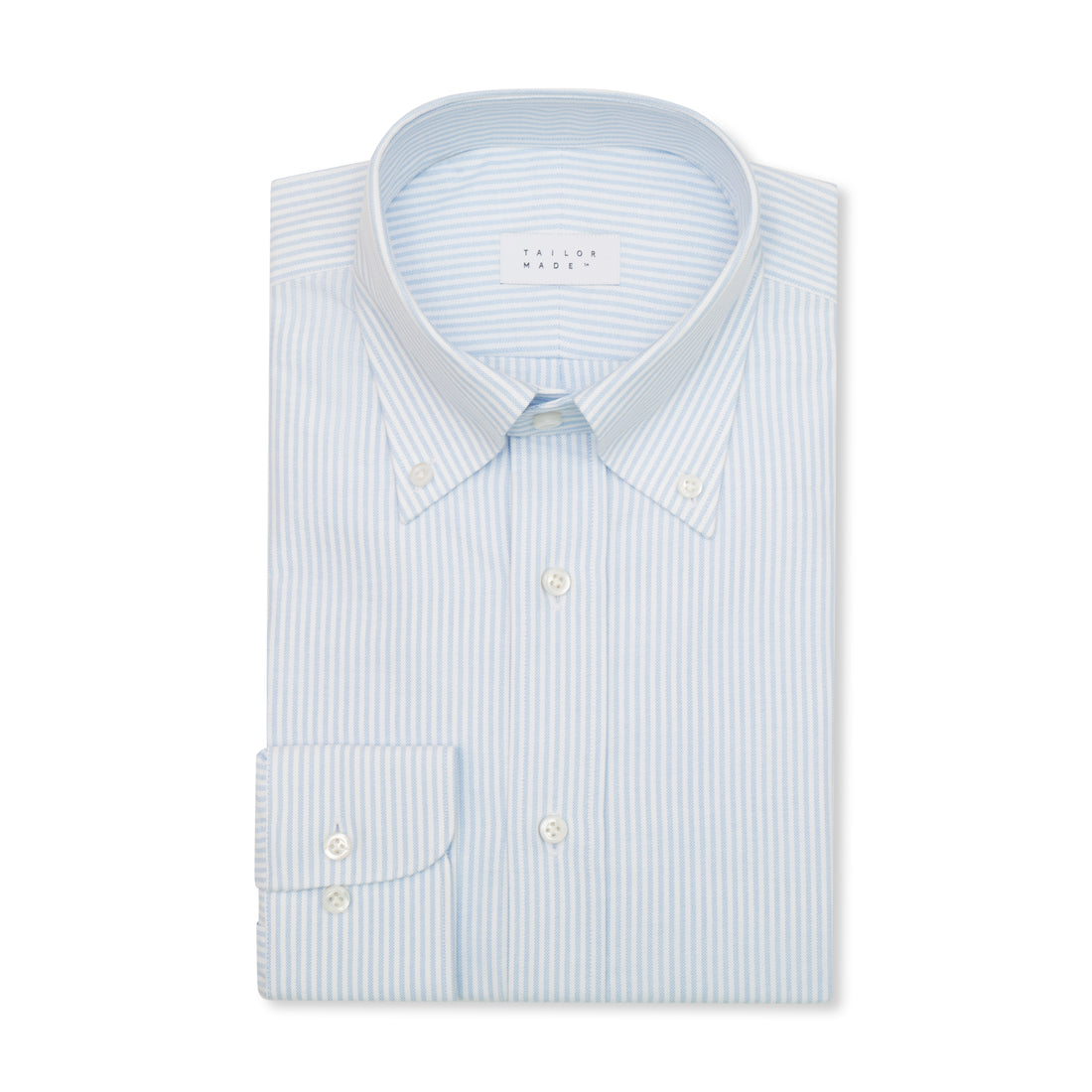 Light Blue University Stripe Oxford Button Down Shirt