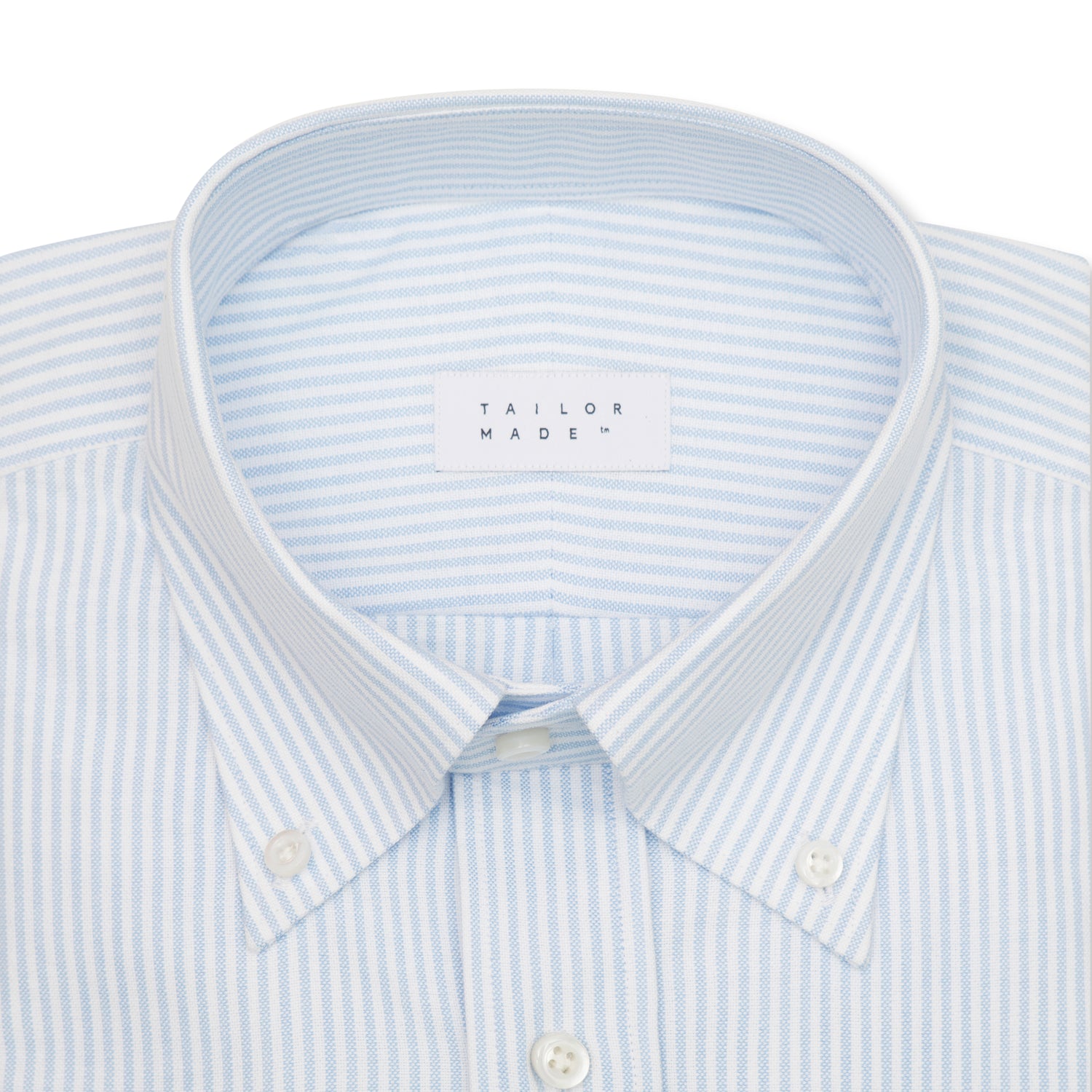 Light Blue University Stripe Oxford Button Down Shirt