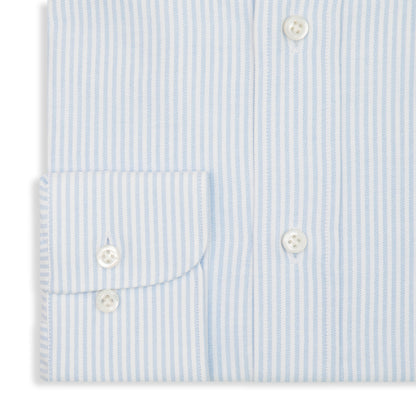 Light Blue University Stripe Oxford Button Down Shirt