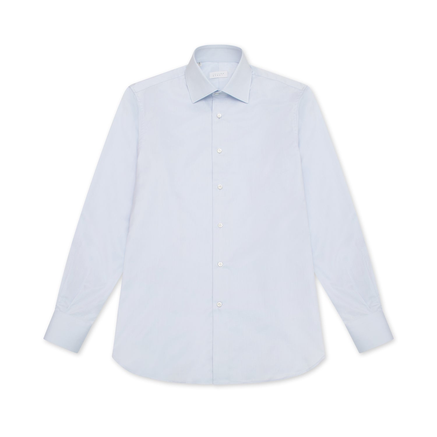 Light Blue Twill Classic Collar Shirt