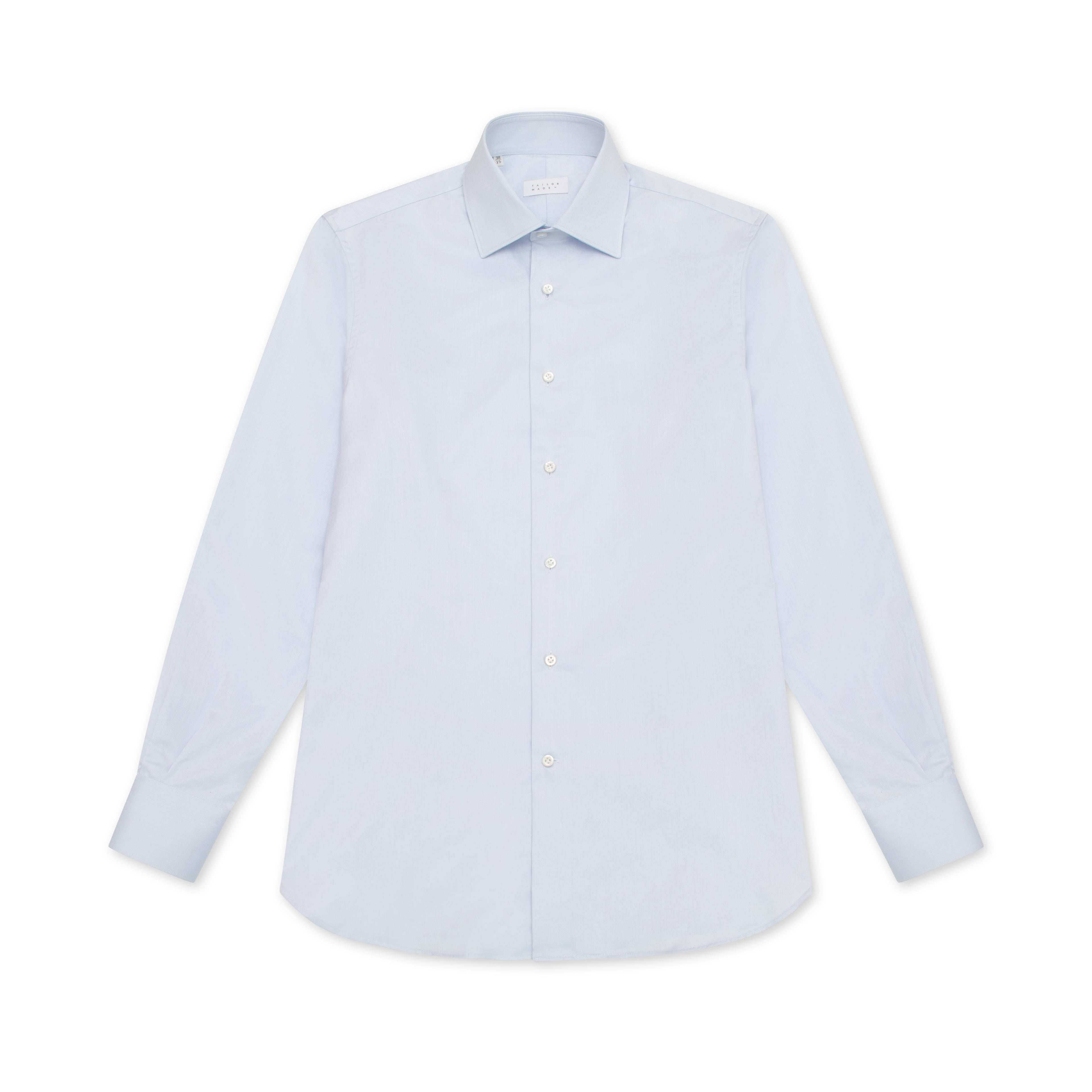 Light Blue Twill Classic Collar Shirt