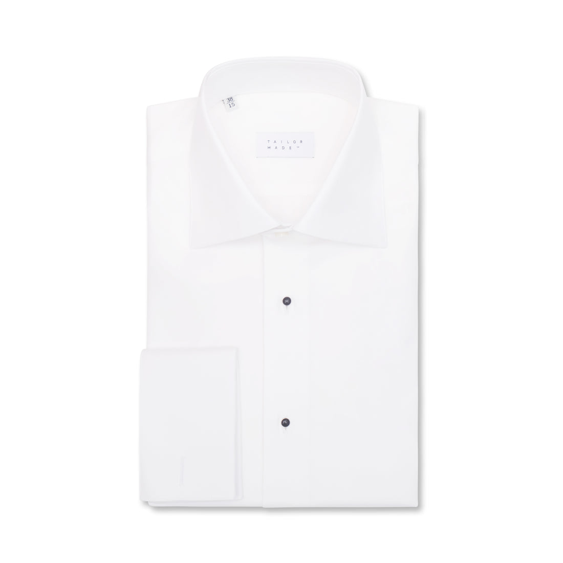 White Dinner Shirt with Black Studs