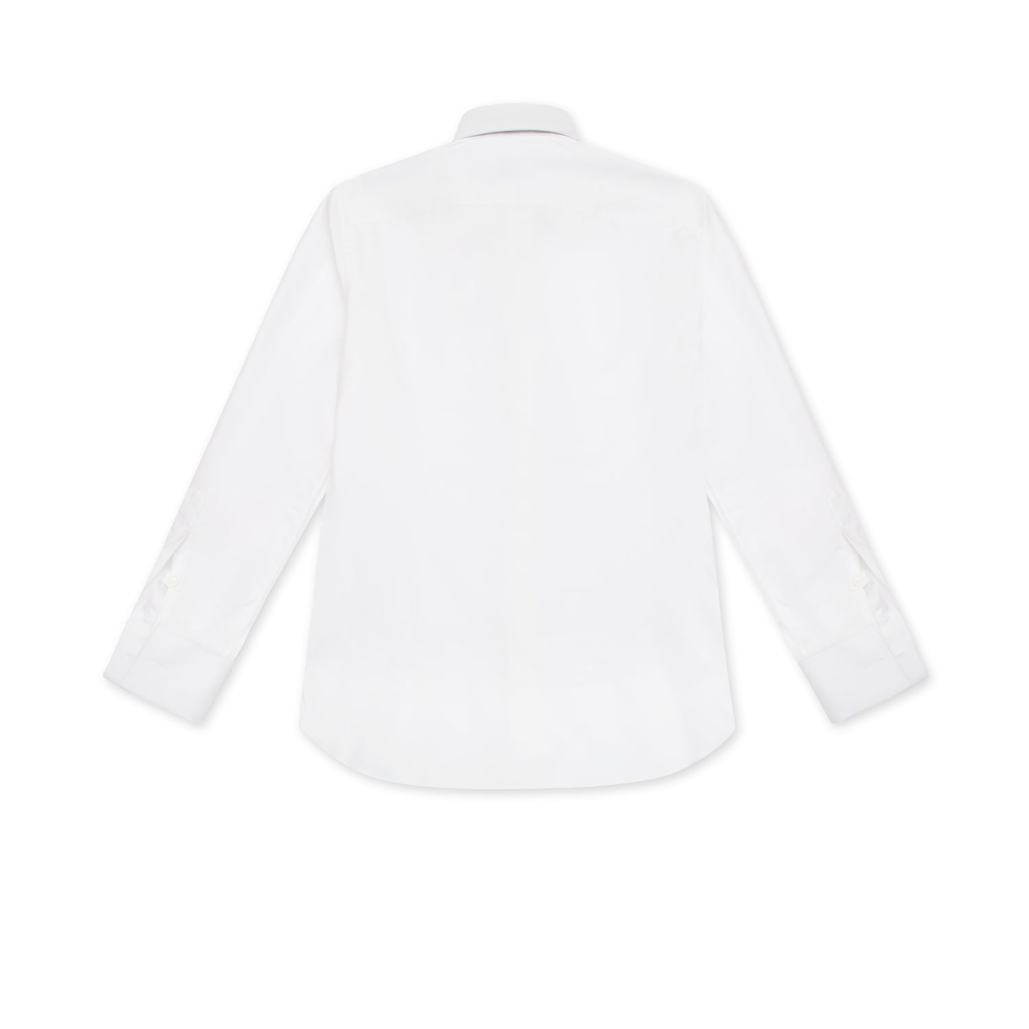 White Dinner Shirt with Fly Front