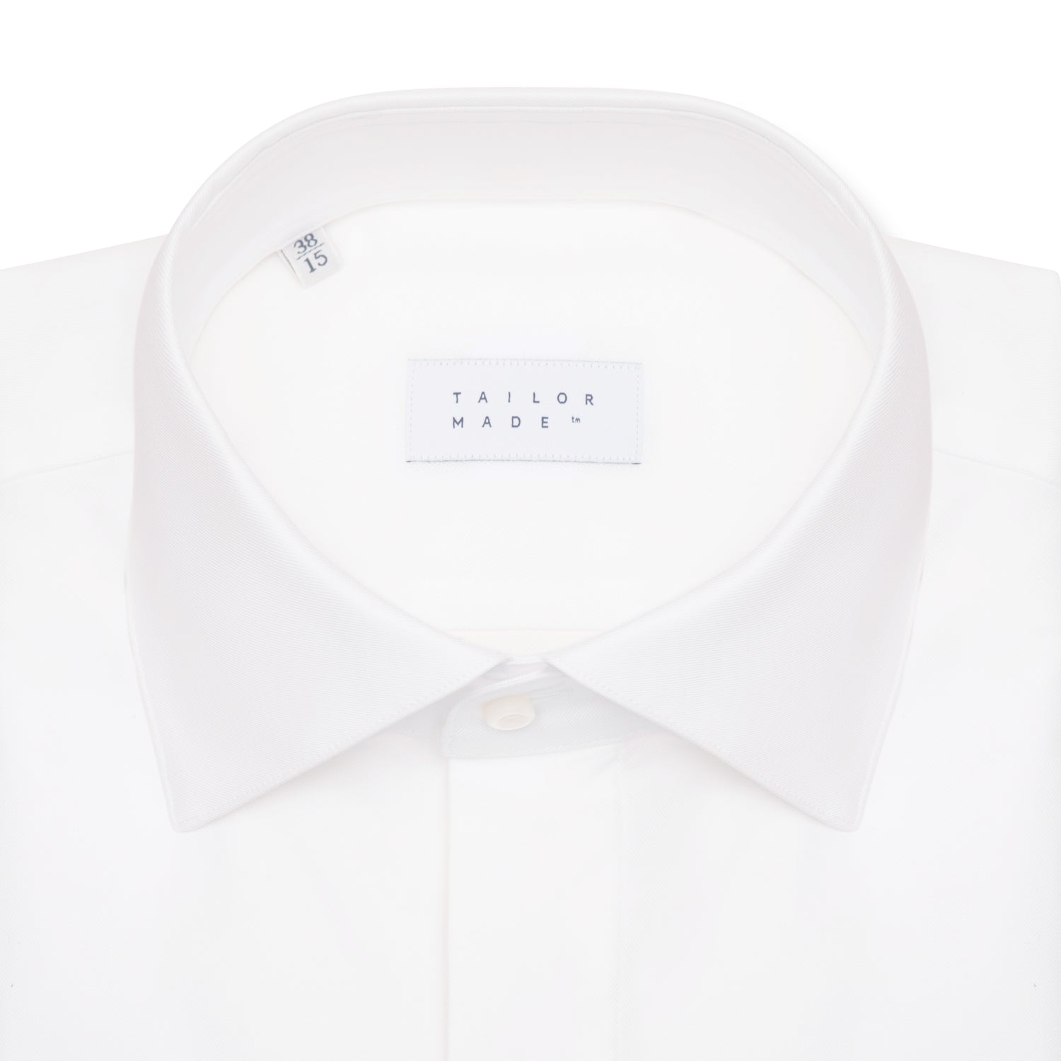 White Dinner Shirt with Fly Front