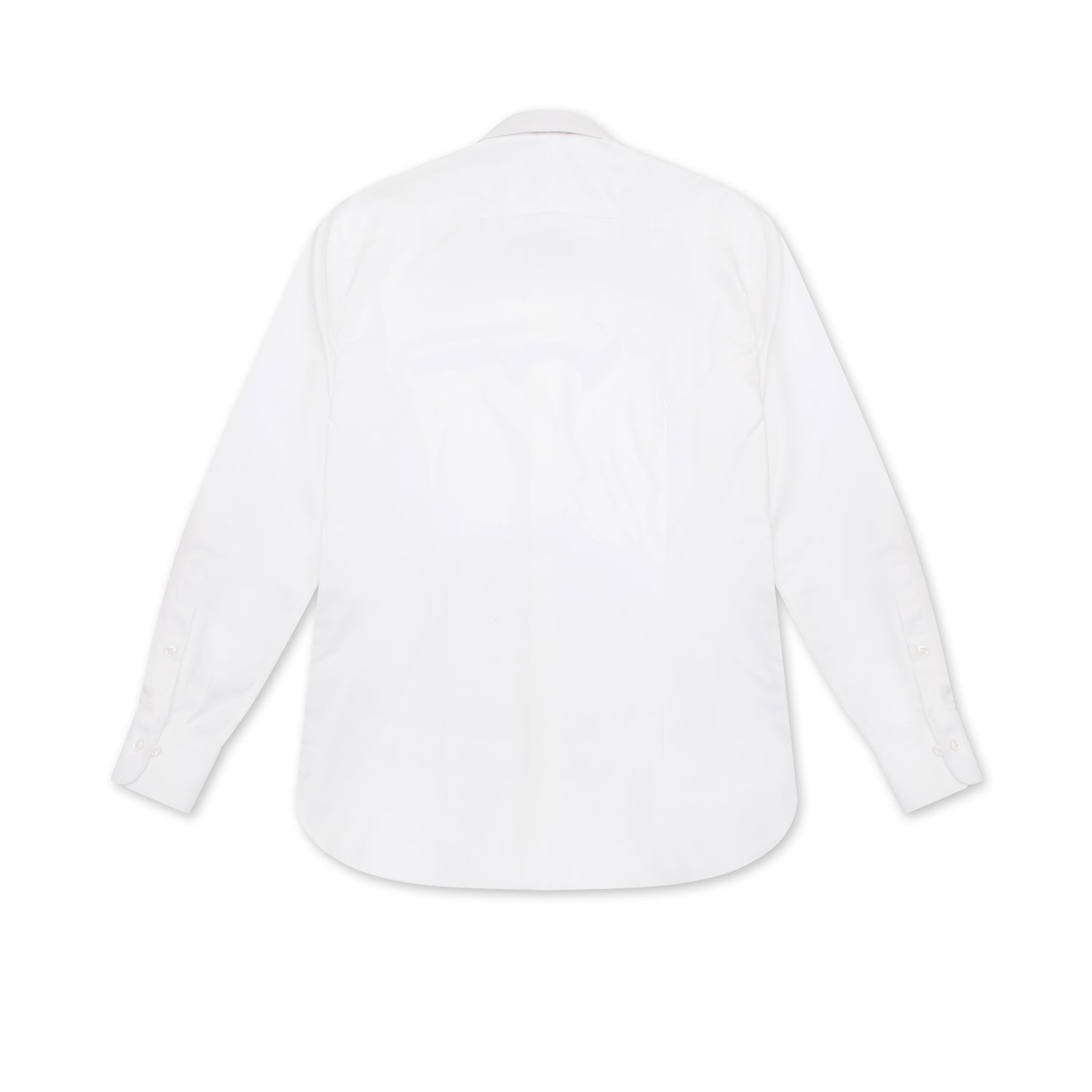 White Twill Classic Collar Shirt