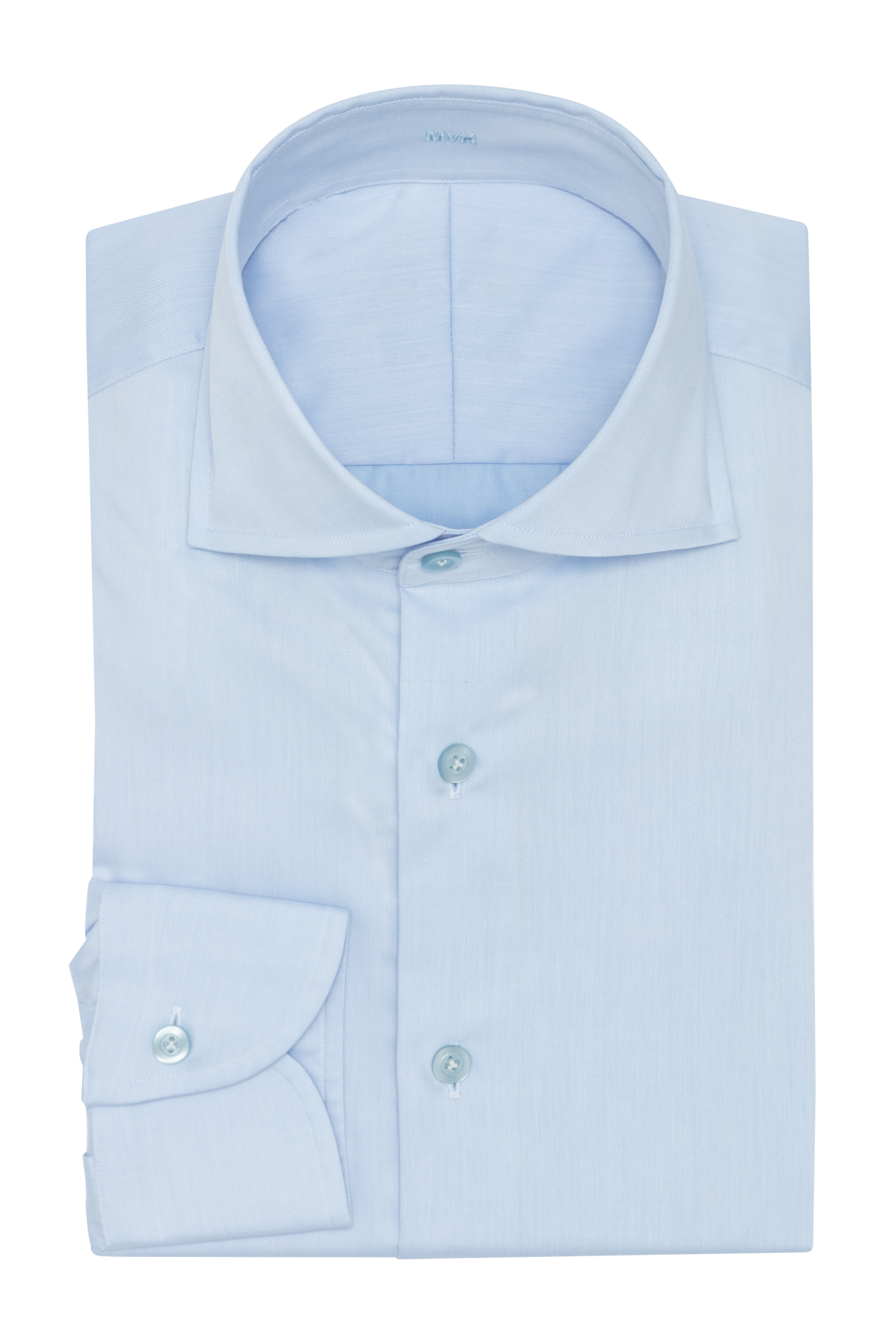 Light Blue Twill Classic Collar Shirt