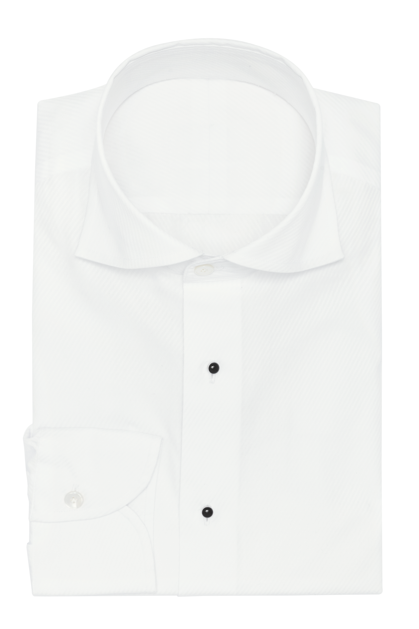 White Dinner Shirt with Black Studs